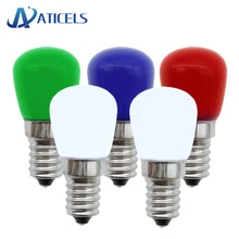 5PCS MINI 2W E14 LED bulb AC 220V LED lamp for Refrigerator Crystal chandeliers Lighting White / Warm white / Red / Blue / Green