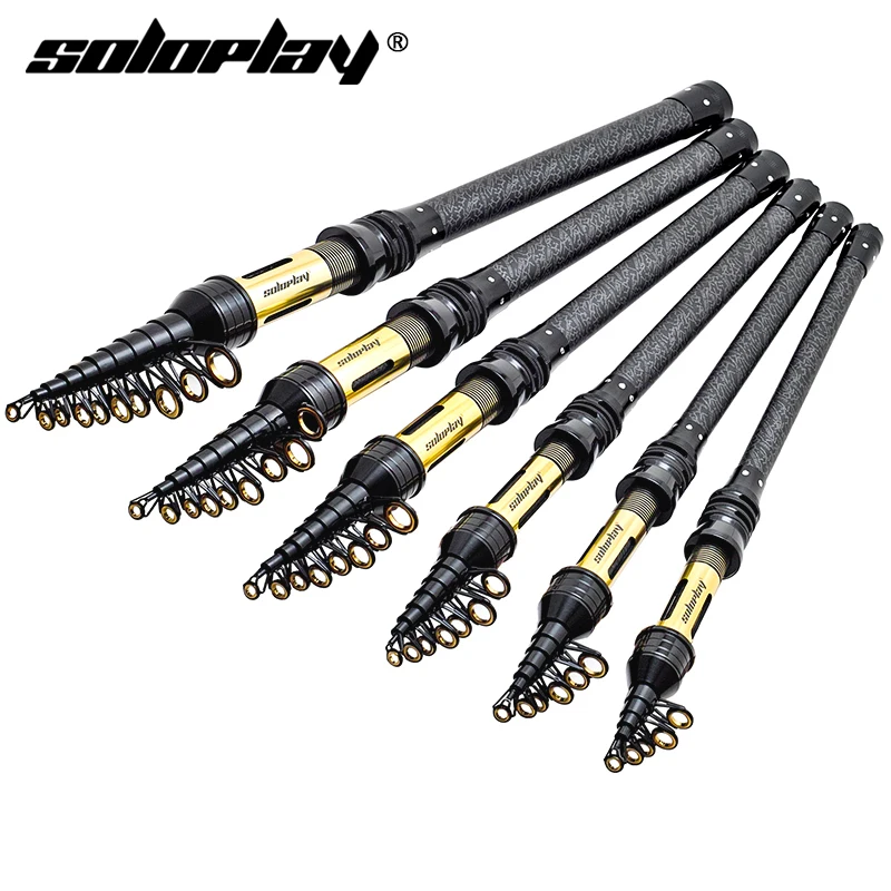 

1.8m-3.6m Mini Fishing Rod Travel Portable Carbon Light Telescopic Fishing Pole