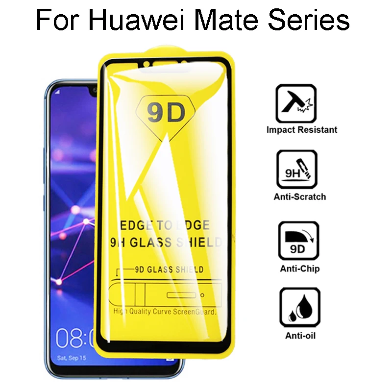9D HD Защитное стекло для huawei Mate 10 20 Lite Pro полное покрытие 9 закаленное Защита
