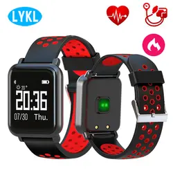 LYKL 2018New SN60 Smart Band Bluetooth браслет Водонепроницаемый спортивные часы дышащая коснулся Экран Smart Bracet Фитнес трекер