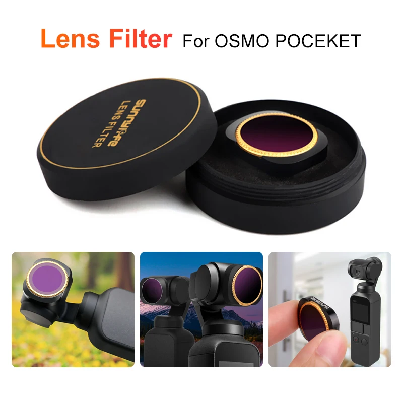 MCUV CPL NDPL ND64 PL ND4 ND8 Набор фильтров для объектива камеры DJI OSMO POCKET 1/2 Gimbal Accessories Pocket