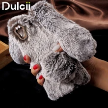 

Dulcii for Sony Xperia XA Case Soft Rabbit Warm Fur TPU Phone Back Case Bag for Sony Xperia XA Cover Sony Xperia XA Dual Cover