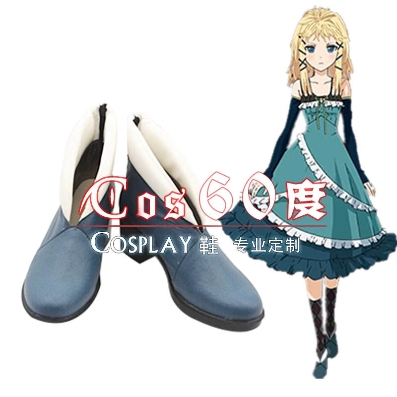 Аниме Черная пуля Tina Sprout косплей обувь для вечеринки S008 | Тематическая одежда и