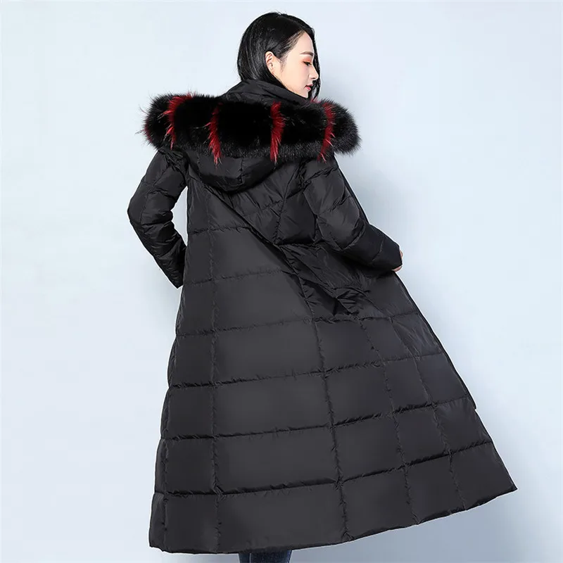 Новинка 2018 зимняя куртка для женщин тонкий женский пуховик средней длины с