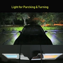 EANOP Новое поступление Автомобильный светодиодный светильник Поворотный и беговой светильник красный желтый синий Muilt-color