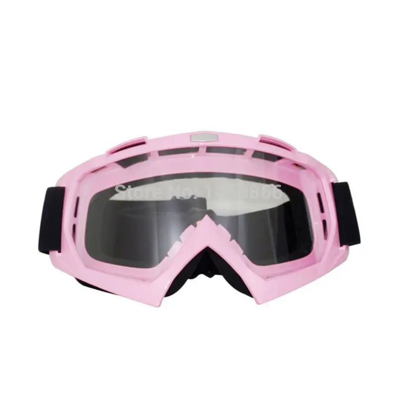 Pink Ski Goggle Motocross Helmet Goggles Motorcycle Moto Goggleshelmet