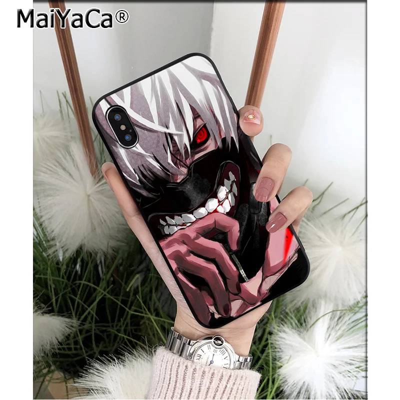 MaiYaCa Токийский Гуль kaneki Кен клиент высокое качество чехол для телефона для Apple iPhone 8 7 6 6S Plus X XS MAX 5 5S SE XR чехол