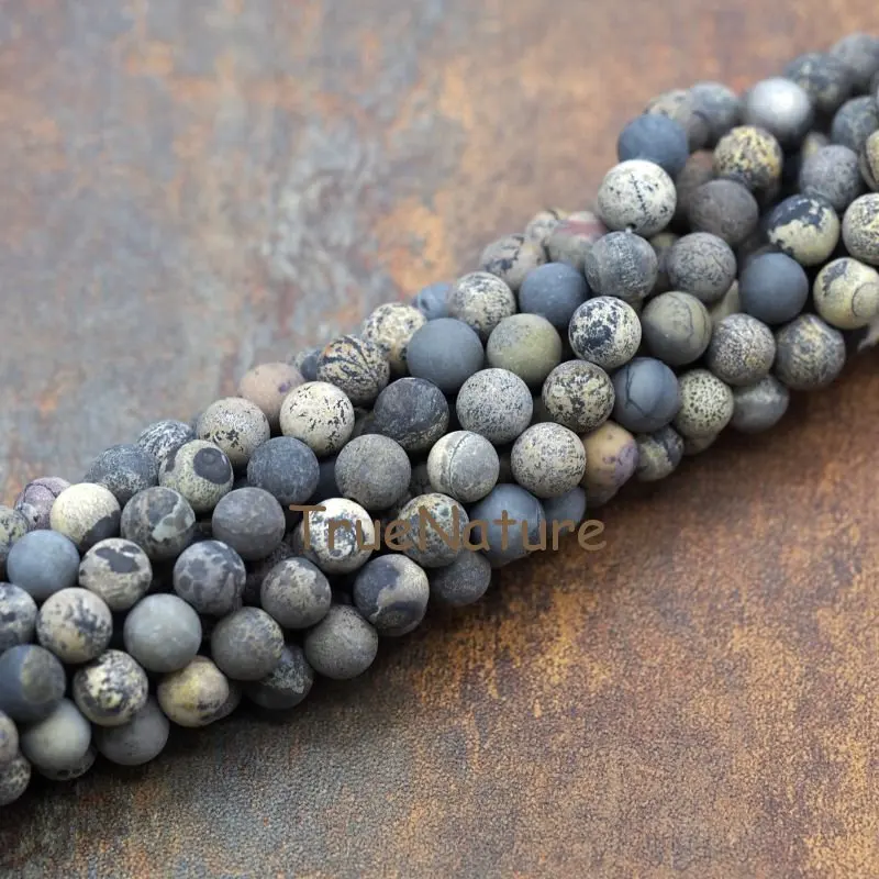 20170929-BE7884-  Dull Polished Bead Loose Beads Grass Flower Beads-8mm-0.73g_4