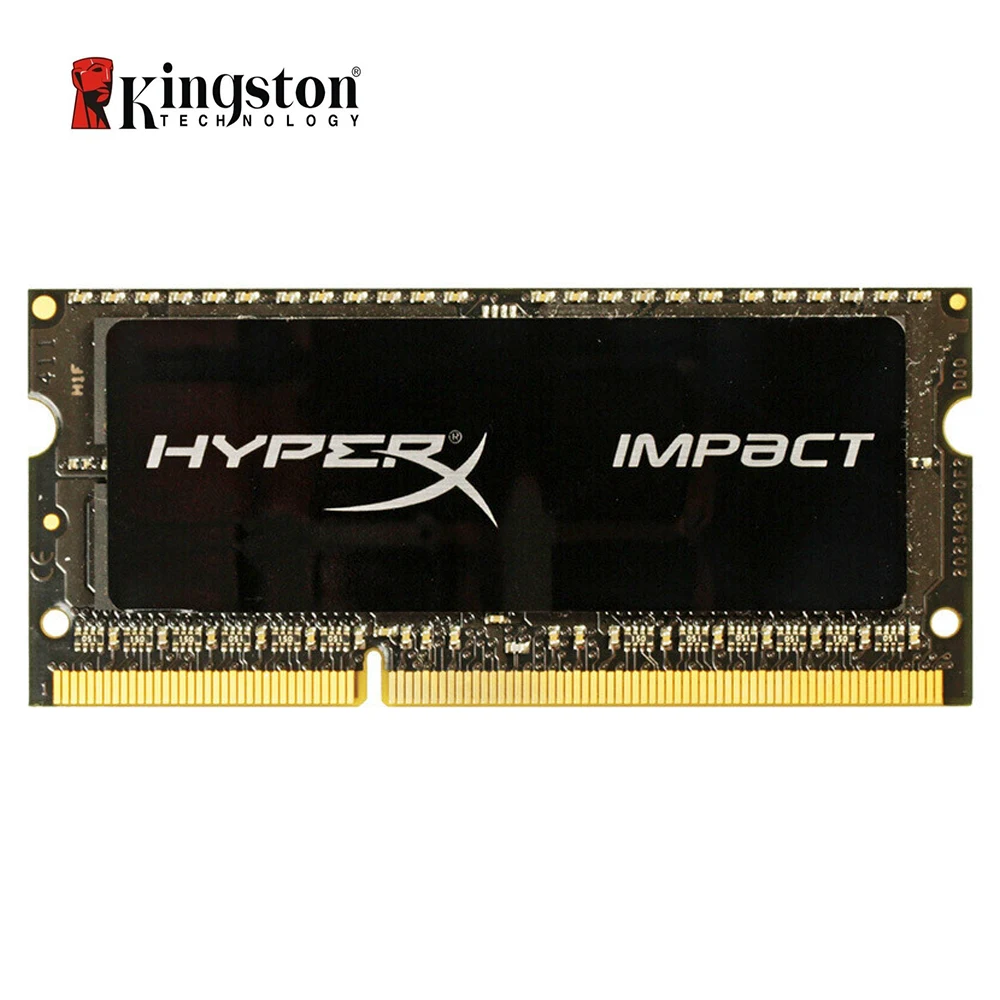 Оперативная память kingston HyperX Impact DDR3 DDR3L 4 ГБ 8 ГБ 1600 МГц CL9 SODIMM 1,35 в память для ноутбука HX316LS9IB/8 черный