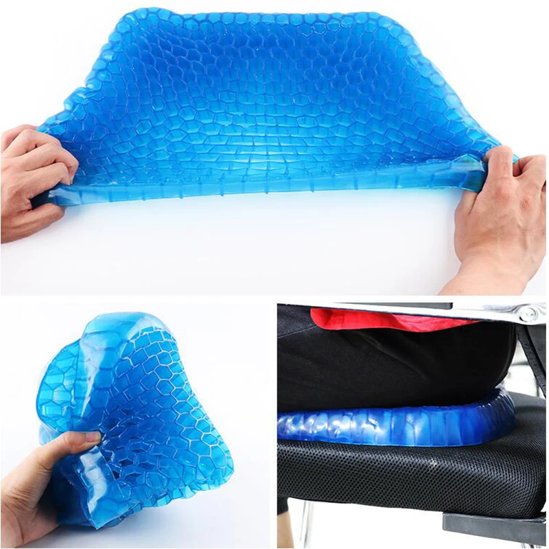 

Fashion 3D ice pad gel cushion non-slip soft and comfortable outdoor massage office chair cushion carpet