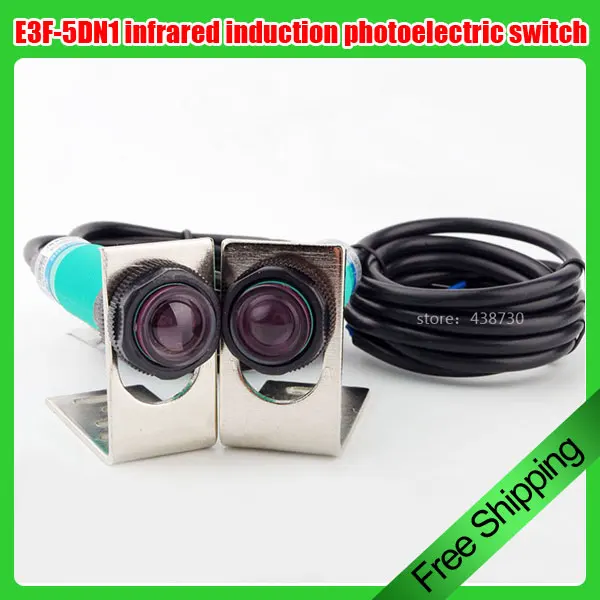 M18 infrared induction photoelectric switch E3F 5DN1 beam photoelectric