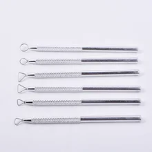 6 шт./компл. металлическая ручка глиняная скульптура небольшой скребок глиняная скульптура инструменты Глиняная скульптура товары для профессионального искусства