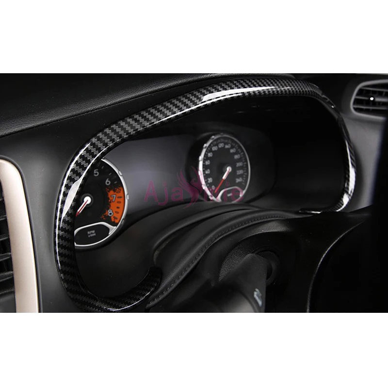 Для Jeep Renegade 2016 2017 интерьер карбоновое волокно считыватель руля лампа ручка