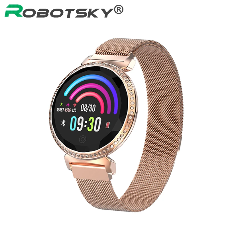 

MC11 Luxury Smart Watch Women Heart Rate Blood Pressure Fitness Bracelet Sleep Monitoring Bluetooth Smartwatch Fashion Wristband
