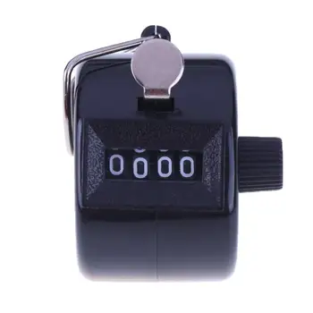 

Digital Hand Tally Counter Clicker Counter 4 Digit Number Counters Plastic Shell Hand held mechanical Manual Counting