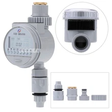 New Solar Power LCD Digital Electronic Intelligence Watering Timer FJK1006B Garden Irrigation Controller Water Programs System