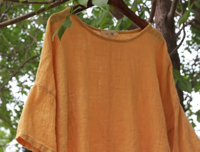 Новинка Весна и Лето Женская льняная Оригинальная дизайнерская женская рубашка большого размера Женская блузка 16463