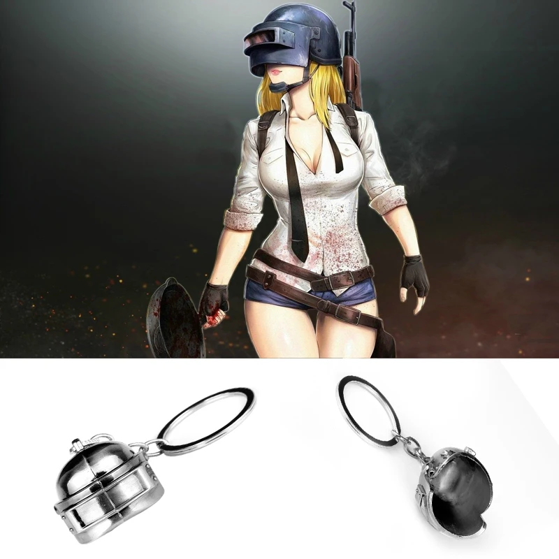 PUBG брелок Pan Helmet 98K AWM Fuel Playerunknown's Battlegrounds косплей реквизит сплав Броня модельный