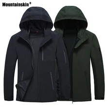 Горные весенние мужские куртки софтшелл для походов, спорта на открытом воздухе, кемпинга, походов, альпинизма, ветрозащитные мужские пальто с капюшоном VA423