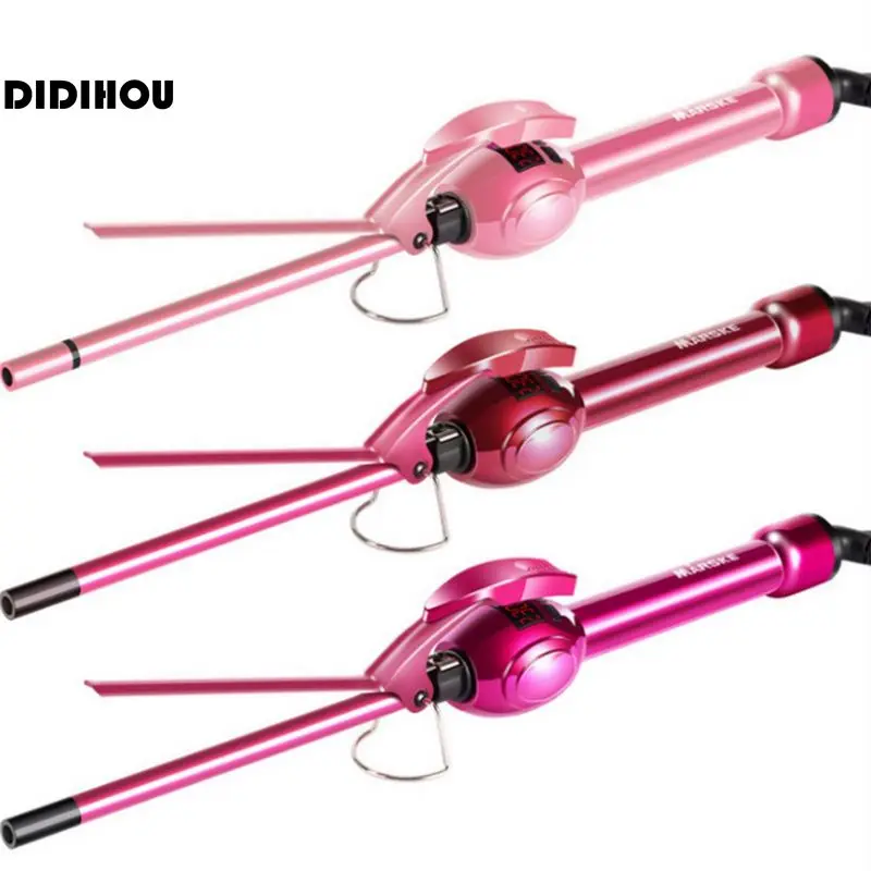 

DIDIHOU 9mm 19mm Hair Curler Women Roller Curling Iron Professional Electric Beauty Styling Tools Curling Wand For Dry & Wet