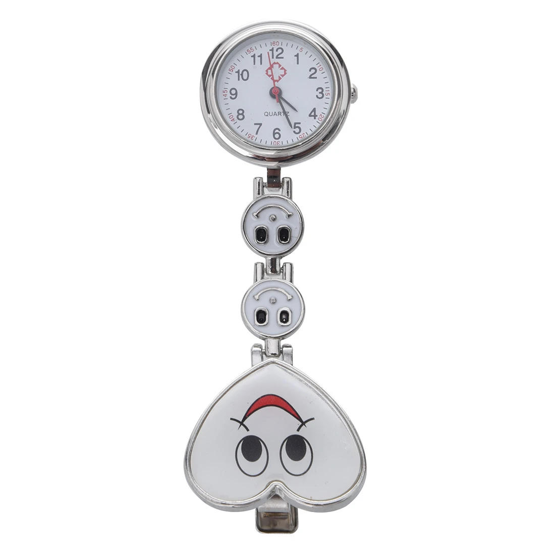 実用ホワイトハートクォーツムーブメントクリップナースブローチフォブチュニックウォッチスマイリーフェイス Face Smiley Face Broochface White Aliexpress 実用ホワイトハートクォーツムーブメントクリップナースブローチフォブチュニックウォッチスマイリーフェイス Face Smiley Face Broochface White Aliexpress