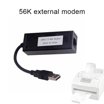 

USB 56K Fax External Modem V.92 V.90 Dial Up Voice Data for Window XP WIN7