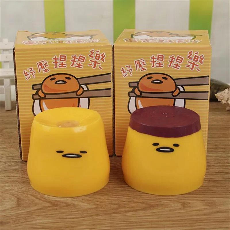 new arrive children s gag toys Egg yolk vent pudding creative outlet toys new style