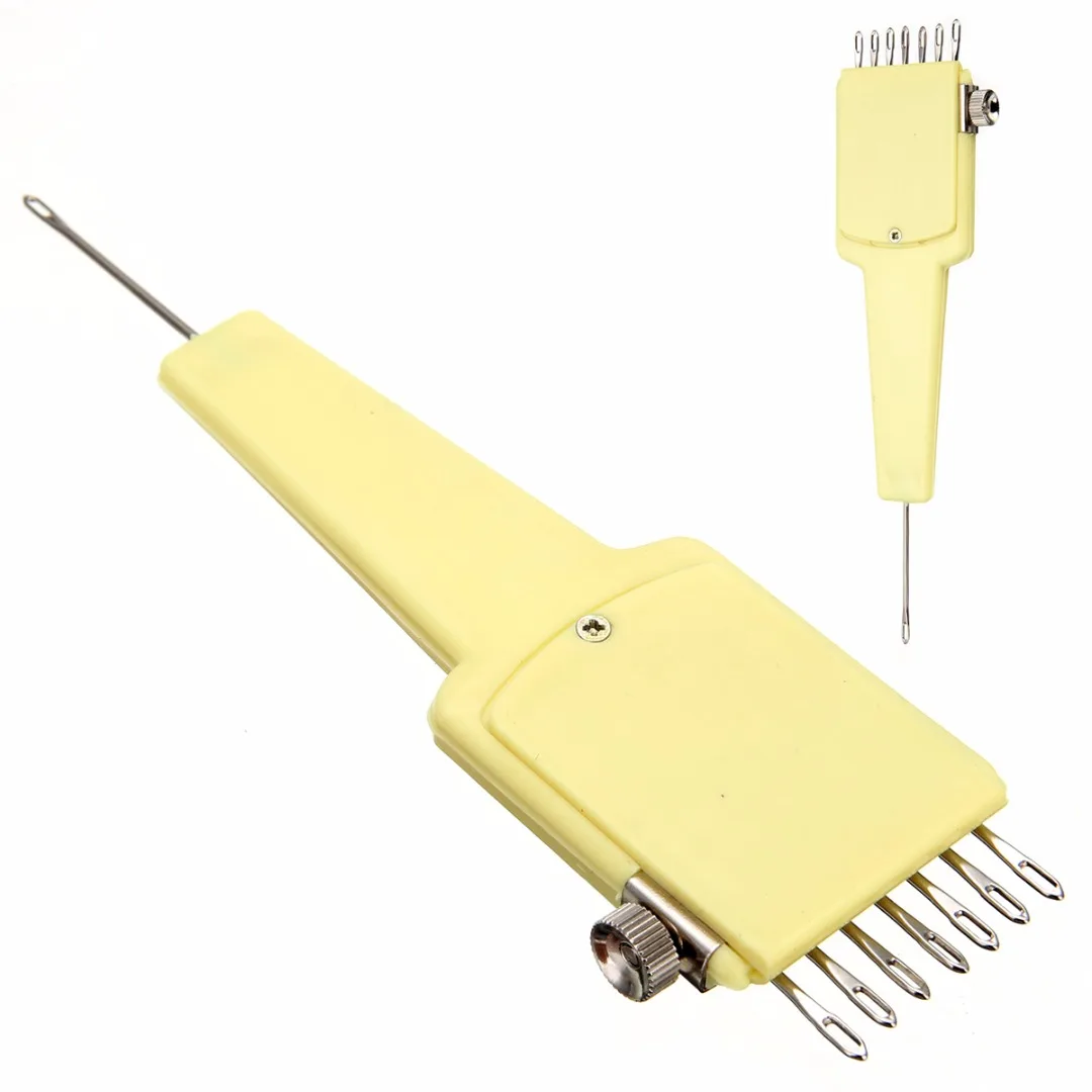 New 1x7 4.5/9mm Gauge Transfer Tool Yellow For Brother KH820 KH830 4.5mm Knitting Machine