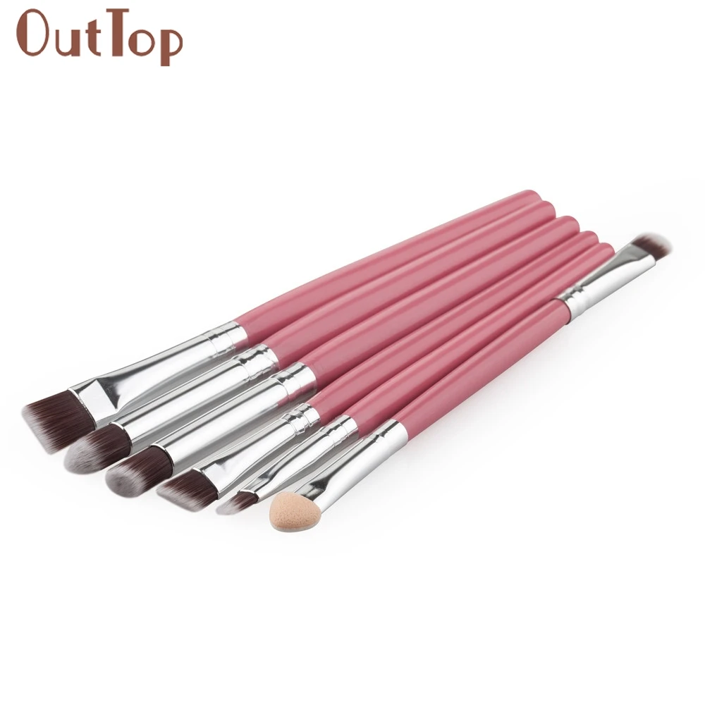 

Makeup Brush 6PCS Cosmetic Makeup Brush Lip Makeup Brush Eyeshadow Brush pincel maquiagem Drop Shipping 2018m9