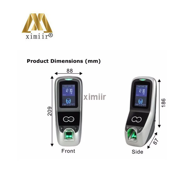 Iface 7/MultiBio 700 лица+ отпечаток пальца+ контактный дверной контроллер доступа посещаемость времени TCP/IP распознавание лица дверной замок