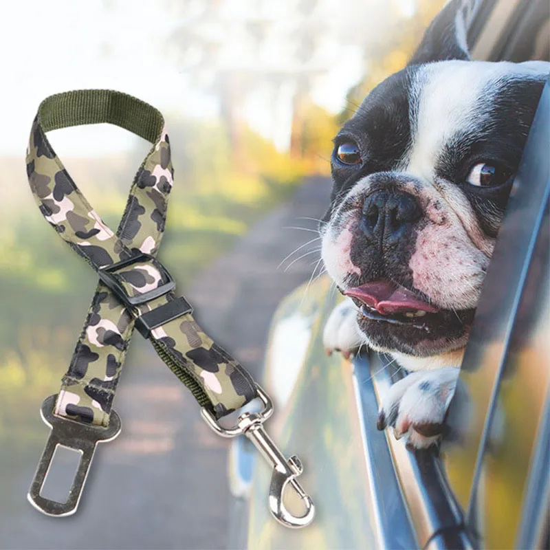 Pets Dog Seat Belt Elastic Car Rope Dog Car Leash Rope Safety Belt for
