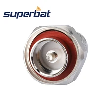 Superbat 5 шт. N-7/16 DIN радиочастотный адаптер n-штекер на 7/16 DIN штекер прямой