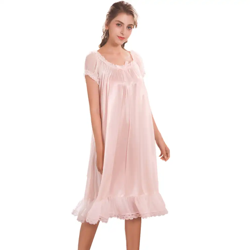 satin maxi nightdress