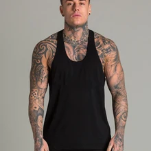 Бренд фитнес жилет Мужская рубашка без рукавов бодибилдинг стрингерс майка простая Нижняя трикотажная рубашка мышечная одежда хлопок tanktop