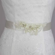 Inofinn LX1 свадебный пояс-лента с украшением в виде кристаллов Стразы ленты бусины свадебные пояса для Для женщин свадебное вечернее платье для выпускного