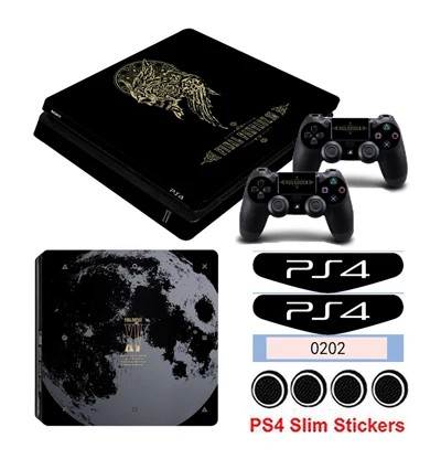 Ограниченная серия наклейки Final Fantasy XV для Playstation 4 PS4 Slim консоли PS4 контроллер защитный винил игры наклейки для оформления - Цвет: YSP4S-0972