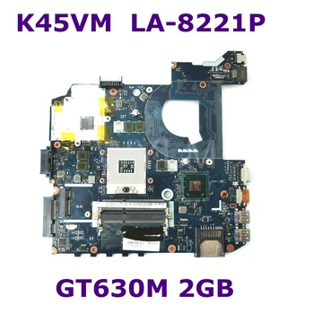 

K45VM QCL40 LA-8221P GT630M 2G VRAM N13P-GL-A1 mainboard For ASUS A45V A45VD K45VD K45VM laptop motherboard 100% Tested