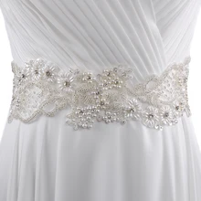 TRiXY AS53 Свадебные ремни Кристалл свадебное с жемчужными бусинами вечерние невесты свадебные пояса свадебные аксессуары