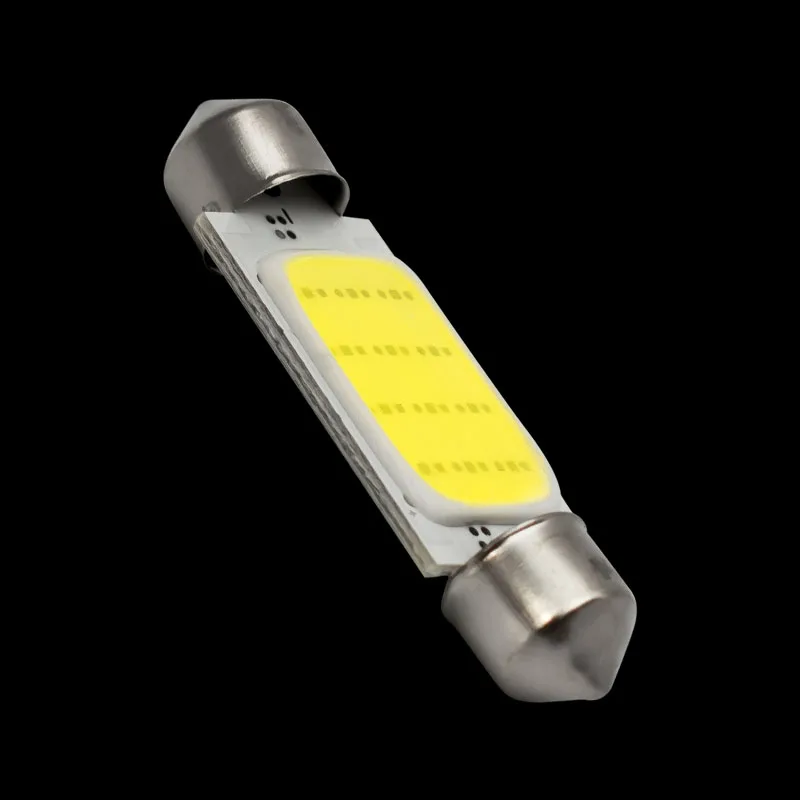 10 шт. 41 мм C5W C10W SV8.5 DE4410 гирлянда COB Светодиодная Автомобильная Лицензионная