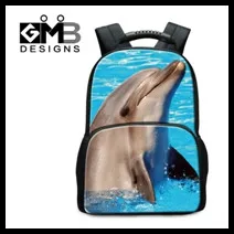 3-16 2016 Women Printing Backpack Canvas Flowers Animal Shoulder School Bag For Teenagers Girls Travel Sports Bags Bolsas Mochilas 