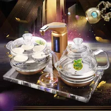 Все-интеллектуальный автоматический воды электрический чайник печь хрусталя арт безопасность автоматическое отключение Функция