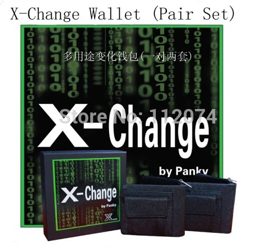 X-Change Wallet (Pair Set)- Magic Tricks,Stage Gimmick,Props Accessories Comedy