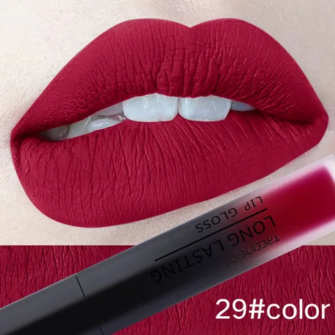 color matte liquid lipstick waterproof long lasting lip plumper makeup lipstick velvet gloss lip gloss cosmetics