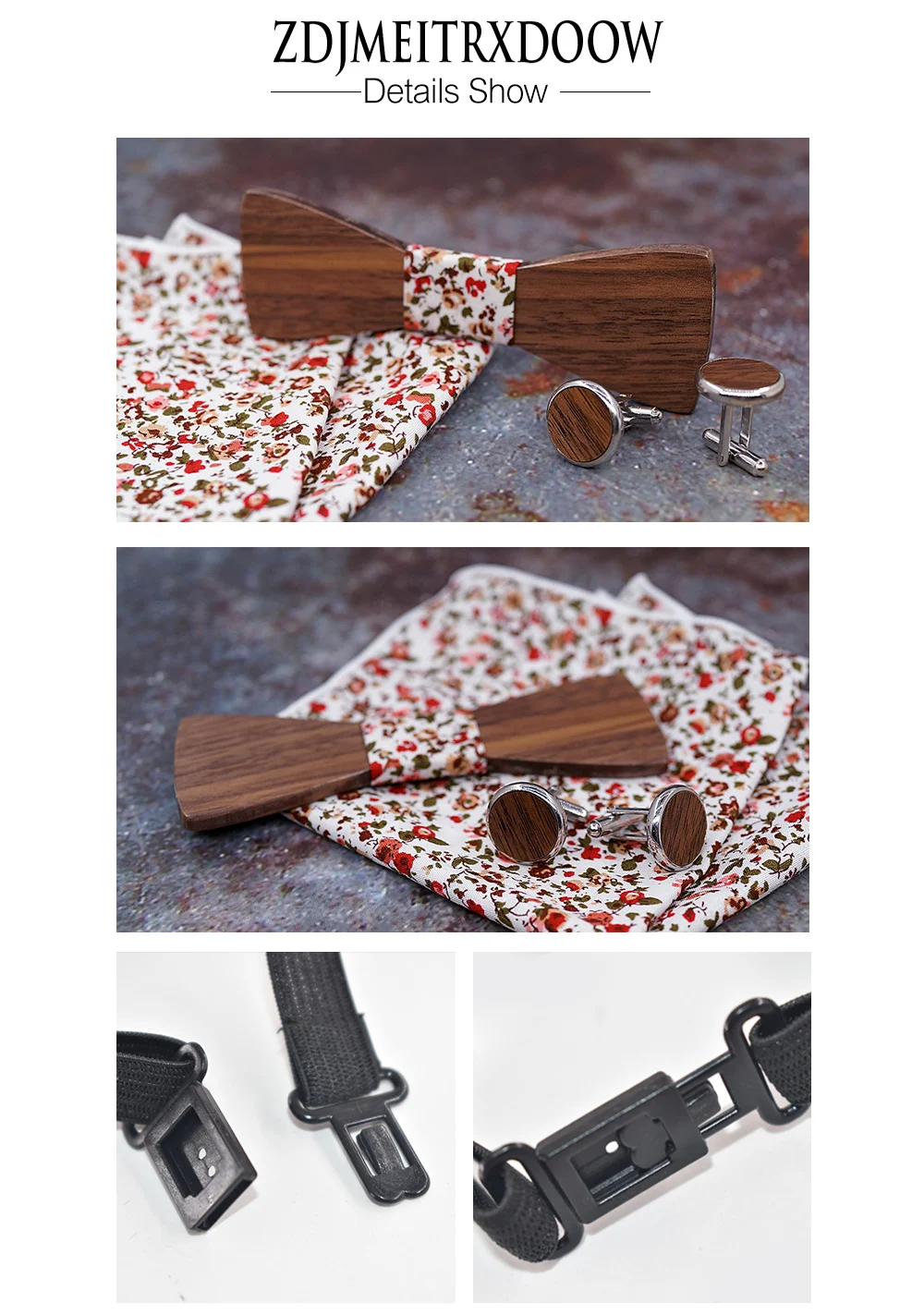 Деревянные галстуки ручной работы деревянный галстук-бабочка для мужчин 2018 Новый стиль черный мальчиков Галстуки
