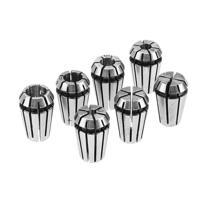 

Brand New 7pcs ER11 1-7mm Spring Collets With ER11A 5mm Motor Shaft Holder Extension Rod