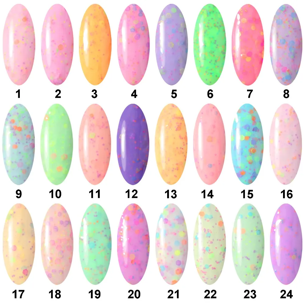 Cheese gel polish color chart