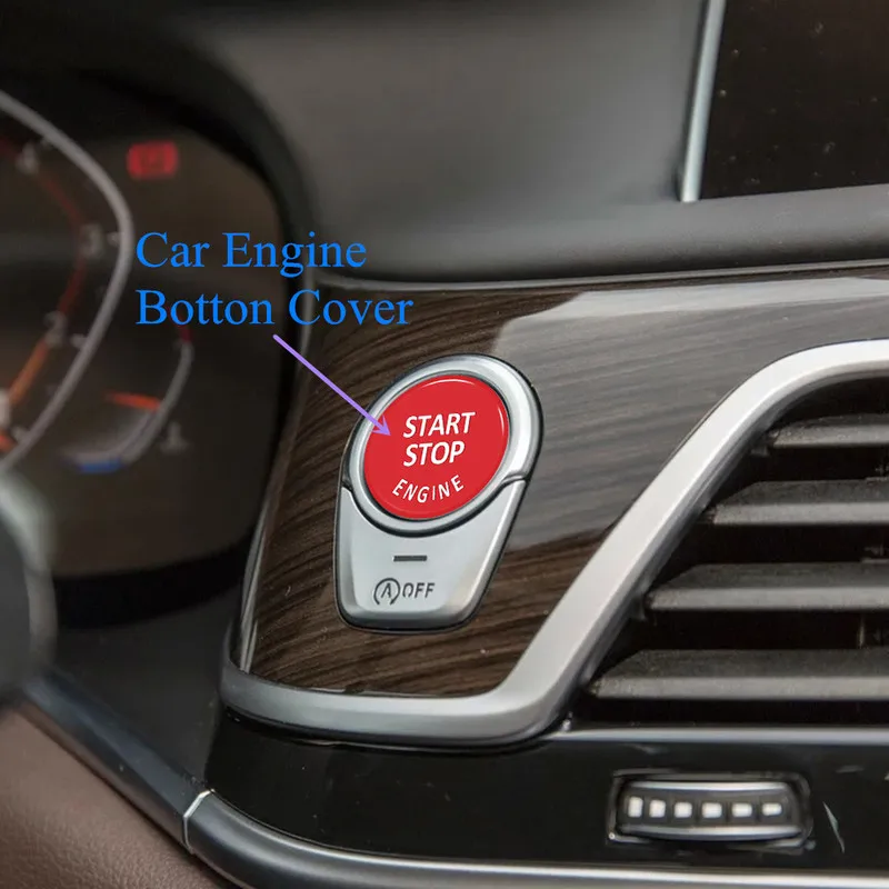 

Car Engine START STOP Button Replace Switch Cover Decoration for BMW X1 X5 E70 E71 Z4 E89 3 Series E90 E91 E60 Auto Accessories