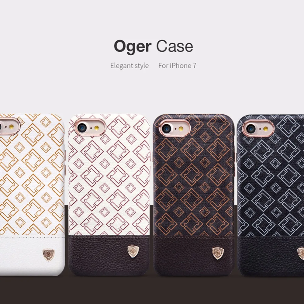 NEW Nillkin Oger Case for Apple iphone 7 PU Leather back Cover for Apple iphone 7