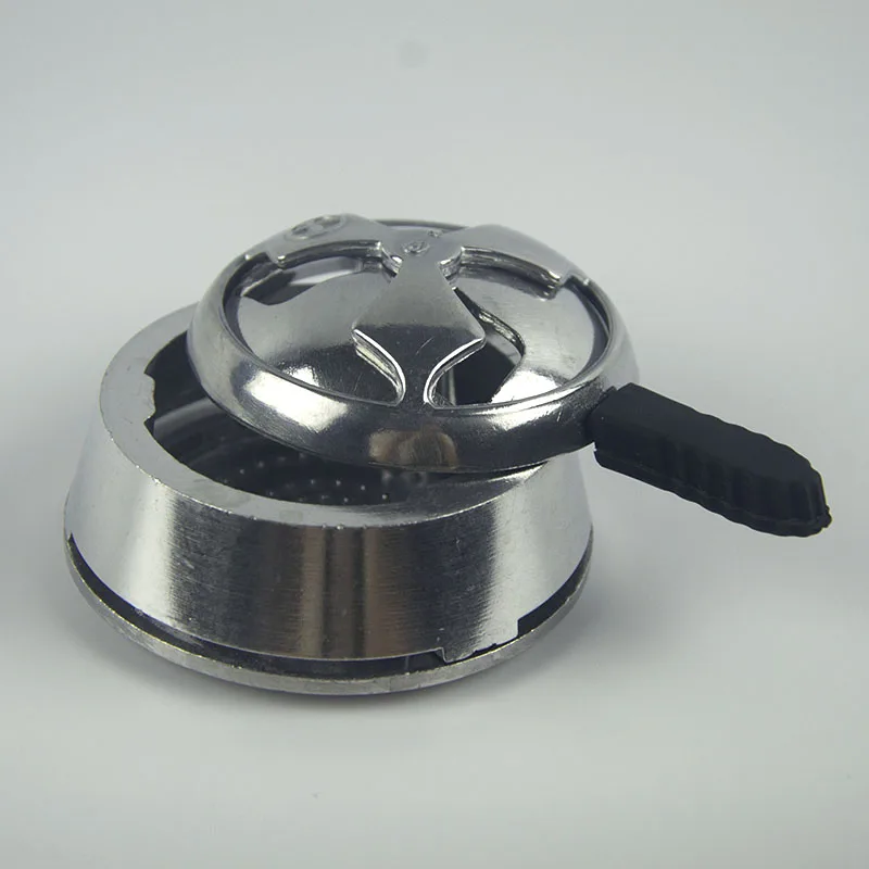 Metal Charcoal Plate+Silicone Handle Nargile Hookah Bowl Charcoal