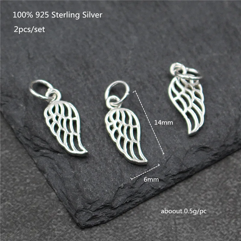 Стерлингового серебра 925 пробы DIY Ювелирная фурнитура для рукоделия кулон аксессуары подходят для женщин ювелирное изделие браслеткулон изготовление